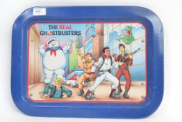 GHOSTBUSTERS: An original Icarus tin TV tray,
