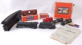 LIONEL; A fabulous original vintage Lionel American Made train set.