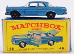 LESNEY: A vintage Matchbox Lesney No. 46 Mercedes 300 Coupe.