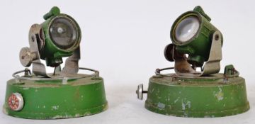 ASTRA TOYS; Two pre-war Astra Toys Aircraft searchlights - each precision made / engineered toys.