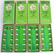 SUBBUTEO: A collection of 4x Subbuteo football teams - each 100% complete and within the original