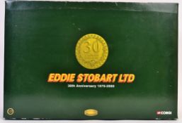 CORGI EDDIE STOBART; An original Corgi Eddie Stobart 30th Anniversary Set - 76901. 1:50 scale cabs.