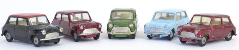 CORGI MINIS: A collection of 5x assorted loose Corgi diecast model minis - each in fair to very