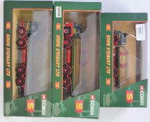 CORGI EDDIE STOBART: A collection of 3x Corgi Eddie Stobart lorries, each limited edition: 20903,