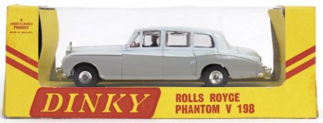 DINKY: An original vintage Dinky Toys diecast model Rolls Royce Phantom 198.