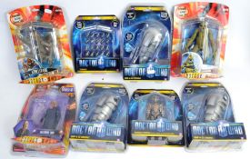 DOCTOR WHO: A collection of 8x Doctor Who carded sealed action figures, each unopened.