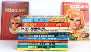 ANNUALS: A collection of vintage children's annuals to include 2x Thunderbirds ' Lady Penelope '