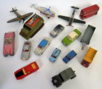 DINKY & CORGI; A collection of vintage Dinky & Corgi loose diecast models,