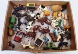 BRITAINS LEAD; A large quantity of Britains (and other) lead Farm related figures,