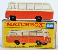 MATCHBOX LESNEY: An original vintage Matchbox Lesney diecast model 68 Mercedes Coach.