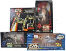 STAR WARS: A collection of 4x Star Wars action figure playsets to include;