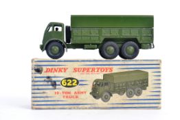 DINKY: An original vintage Dinky Toys boxed diecast model 622 10-Ton Army Truck,