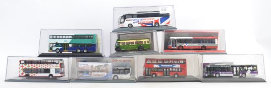 BUSES: A collection of assorted boxed and loose diecast models of buses, including Corgi,