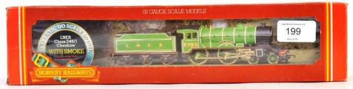 HORNBY; An original Hornby R378 ' Cheshire ' railway trainset locomotive, within the original box.