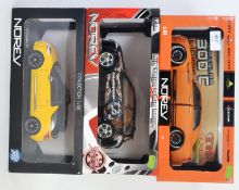 NOREV: A collection of 3x 1:18 scale Norev diecast model cars - all as new, to include a Citroen,