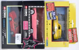 CORGI TV / FILM: A collection of 3x Corgi diecast model TV & Film related diecast models;