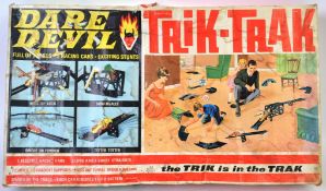 TRIK TRAK; A vintage Trik Trak boxed slot racing set by Spot On - within the original box,