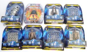 DOCTOR WHO: A collection of 8x Doctor Who carded sealed action figures, each unopened.