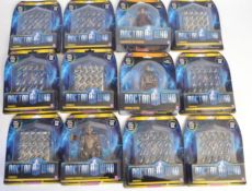 DOCTOR WHO: A collection of 12x Doctor Who carded sealed action figures, each unopened.