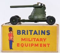 BRITAINS; An original vintage Britains Military Equipment Anti-Aircraft Gun.