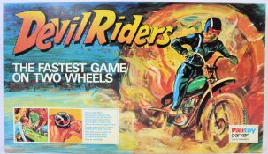 DEVIL RIDERS; An original fabulous ' Devil Riders ' board game by Palitoy Parker.