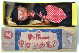 PELHAM PUPPET; An original vintage 1950's Pelham Puppet ' Witch ' within the original box.