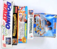 BOARD GAMES: A collection of 5x vintage board and other games - Domino Rally (glow in the dark
