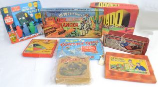 VINTAGE TOYS & GAMES: A collection of assorted vintage toys and games to include a rare Sherry TV '