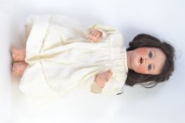 ARMAND MARSEILLE: An antique German Armand Marseille A&M bisque headed doll.