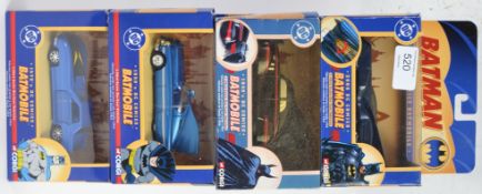 CORGI BATMAN: A collection of 4x Corgi ' DC Comics ' series Batman diecast model Batmobile cars -