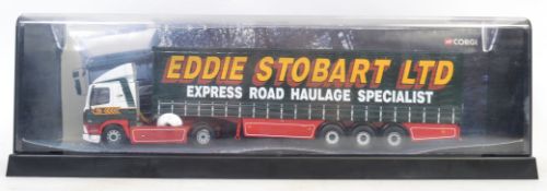 CORGI EDDIE STOBART: An original Corgi 1:50 scale ' Modern Trucks ' Eddie Stobart livery diecast