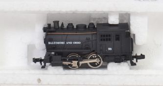 BACHMANN; A Bachmann N Gauge Baltimore & Ohio railway trainset locomotive,