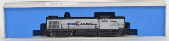 KATO: An original N Gauge Kato 17708 Amtrak railway trainset locomotive,