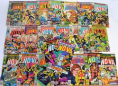 COMIC BOOKS: THE MAN CALLED NOVA - original 1976 Marvel Comics comic books - complete run,