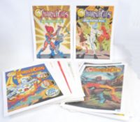 THUNDERCATS: A fabulous collection of original vintage Thundercats annual pages / miniposters -