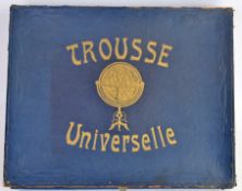 TROUSSE UNIVERSELLE: A fabulous Victorian French made childs architects / mapping set ' Trousse