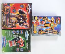 POWER RANGERS: A collection of 3x Power Rangers Zords playsets - Mystic Force Solar Streak,