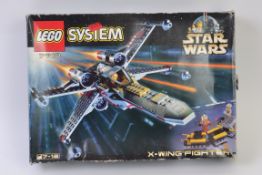 LEGO STAR WARS; Original Lego Star Wars System 7140 X Wing Fighter set, within the original box.