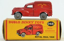 DUBLO DINKY: an original vintage Dinky Dublo Toys 068 ' Royal Mail Van ' diecast model,