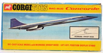 CORGI CONCORDE: A vintage Corgi Toys 6561 ' Air France ' variation 651 Concorde diecast model,