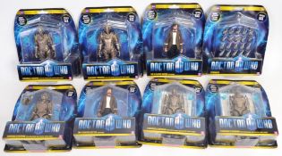 DOCTOR WHO: A collection of 8x Doctor Who carded sealed action figures, each unopened.
