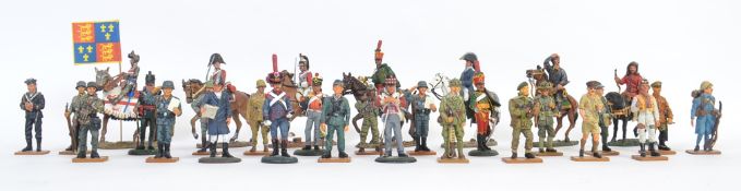 DEL PRADO: A collection of 30x Del Prado diecast metal soldiers, to include various themes,