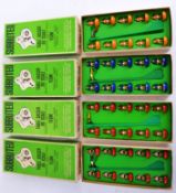 SUBBUTEO: A collection of 4x Subbuteo football teams - each 100% complete and within the original