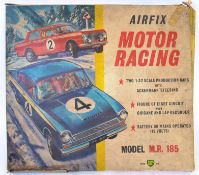 AIRFIX MOTOR RACING: A vintage Airfix Motor Racing MR 185 boxed Scalextric style racing set,
