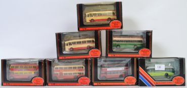 EFE BUSES; A collection of 7x EFE 1:76 scale diecast model buses,