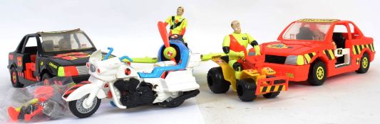 CRASH DUMMIES: A collection of assorted loose Tyco ' Incredible Crash Dummies ' action figures,