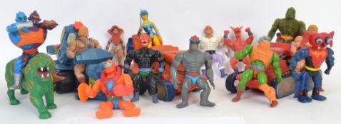 MASTERS OF THE UNIVERSE: A collection of 13x vintage Mattel Masters Of The Universe action figures,