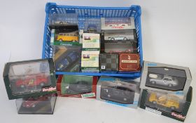 DIECAST; A good collection of 17x assorted precision diecast model cars to include; Corgi Detail,
