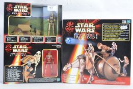 STAR WARS: A collection of 3x Star Wars Episode One action figure playsets, comprising of; Stap,