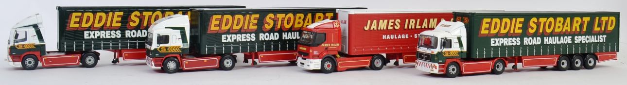 CORGI; A collection of 4x Corgi 1:50 scale diecast model lorries, unboxed.